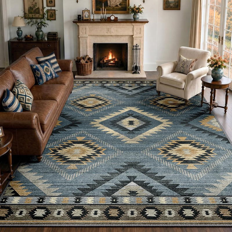 Washable Large Rugs Living Room Non-Slip