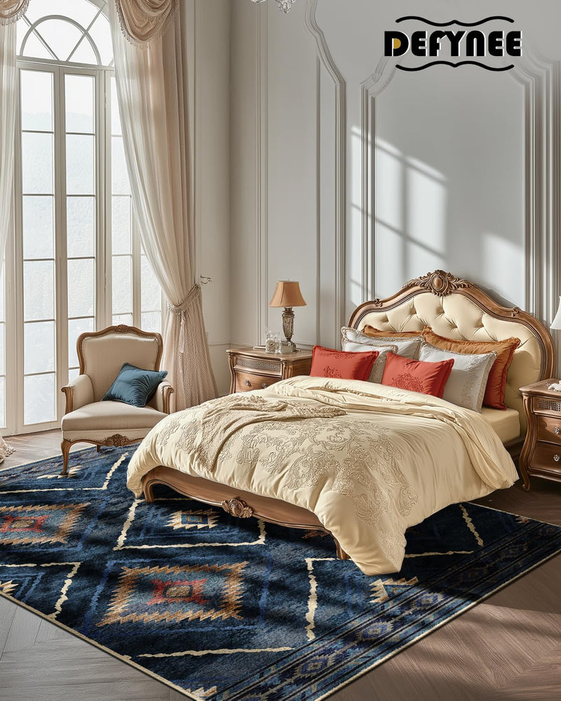 Washable Large Rugs Living Room Non-Slip