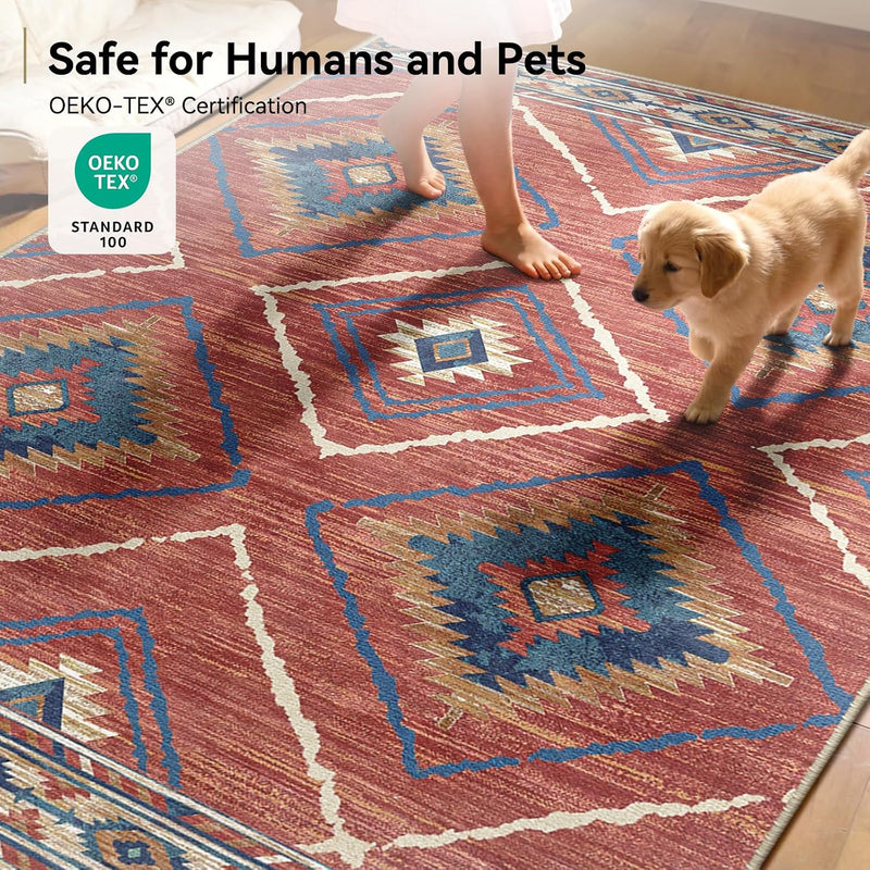 Washable Large Rugs Living Room Non-Slip