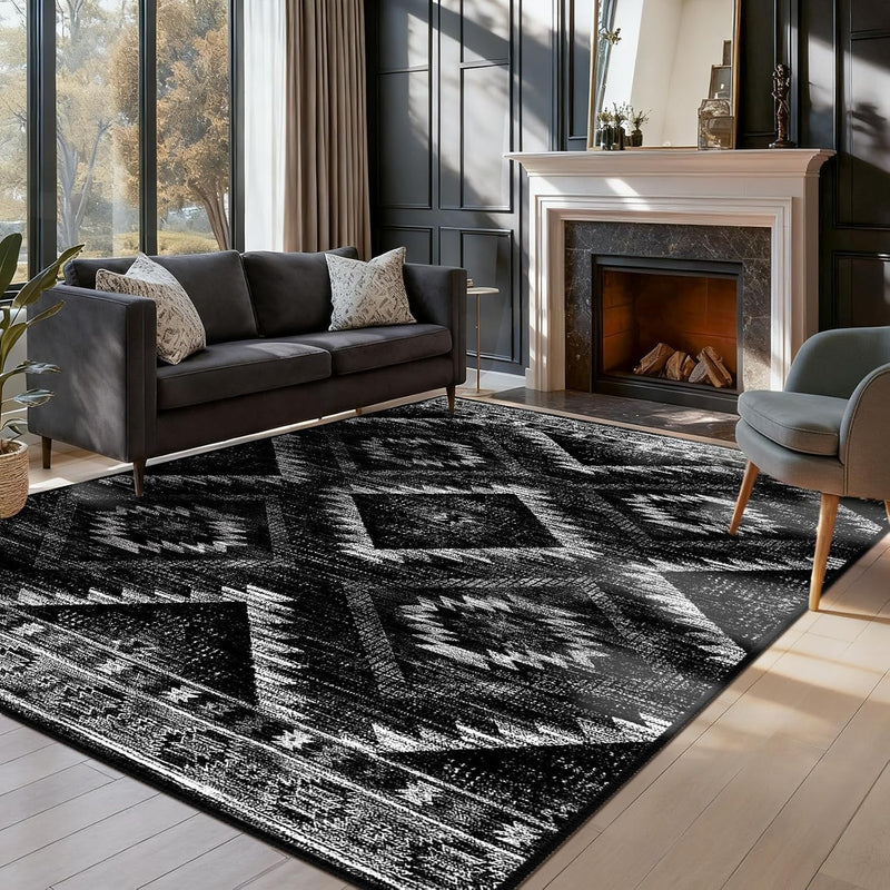 Washable Large Rugs Living Room Non-Slip