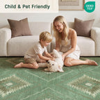 Washable Large Rugs Living Room Non-Slip