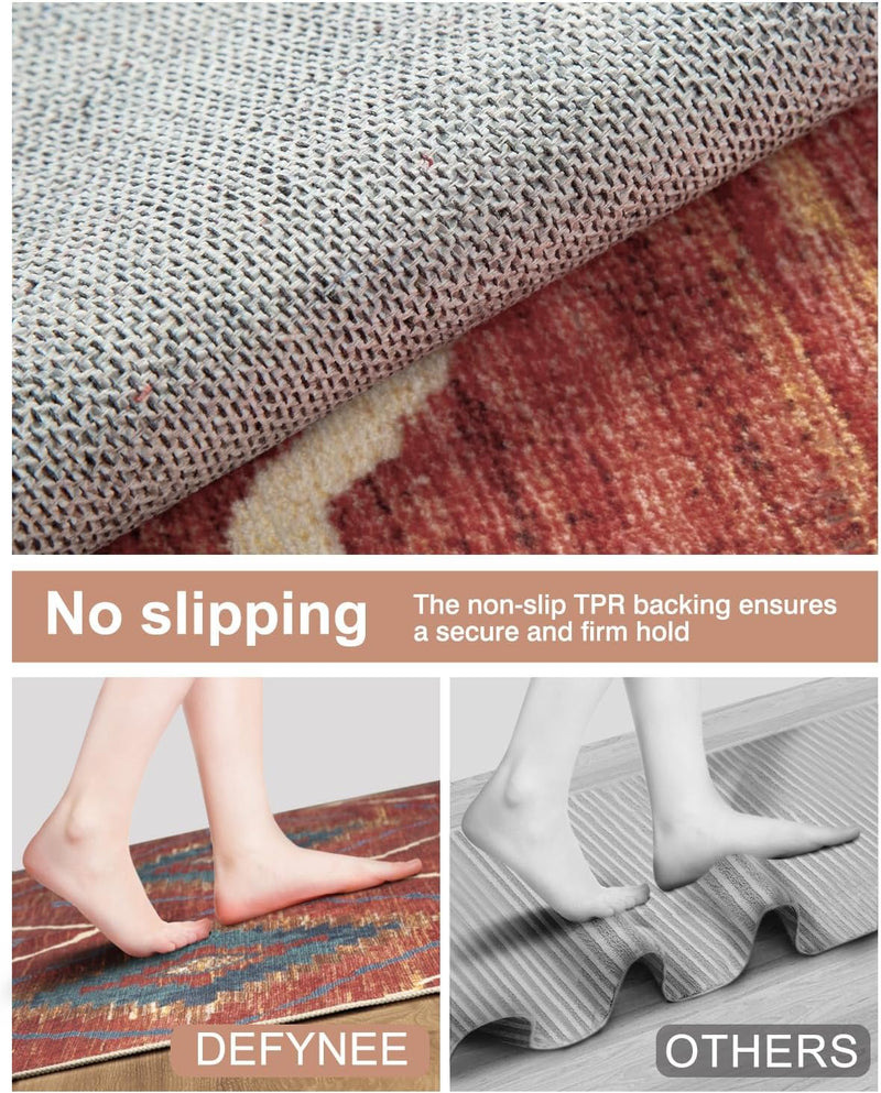 Washable Large Rugs Living Room Non-Slip