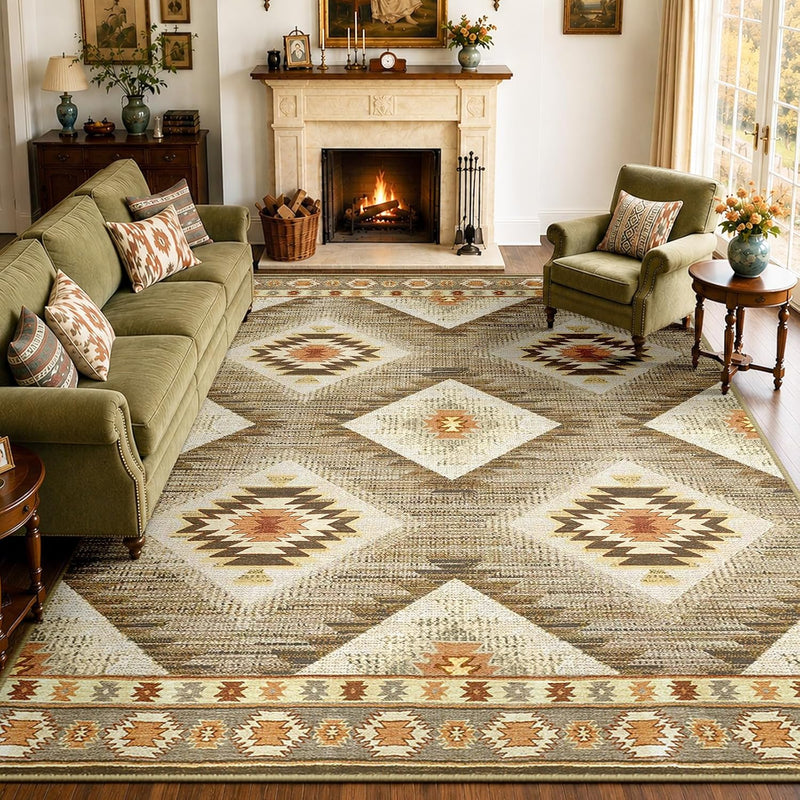 Washable Large Rugs Living Room Non-Slip