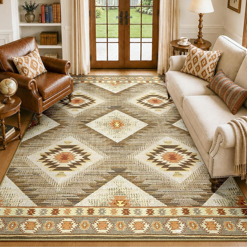 Washable Large Rugs Living Room Non-Slip