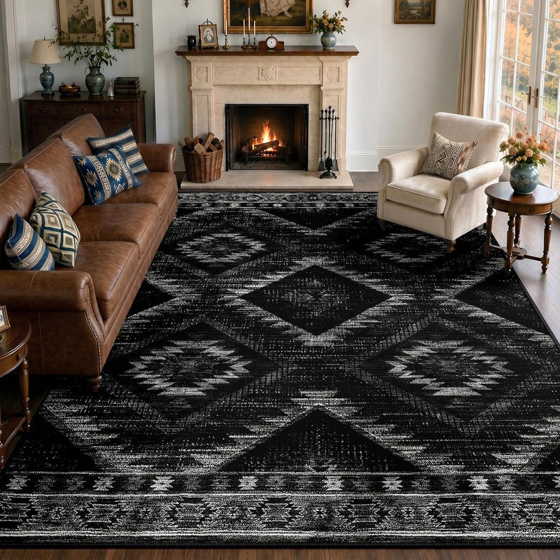 Washable Large Rugs Living Room Non-Slip