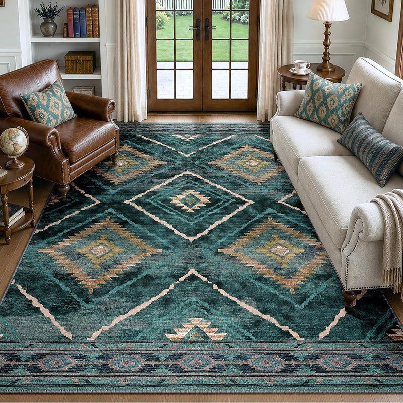 Washable Large Rugs Living Room Non-Slip