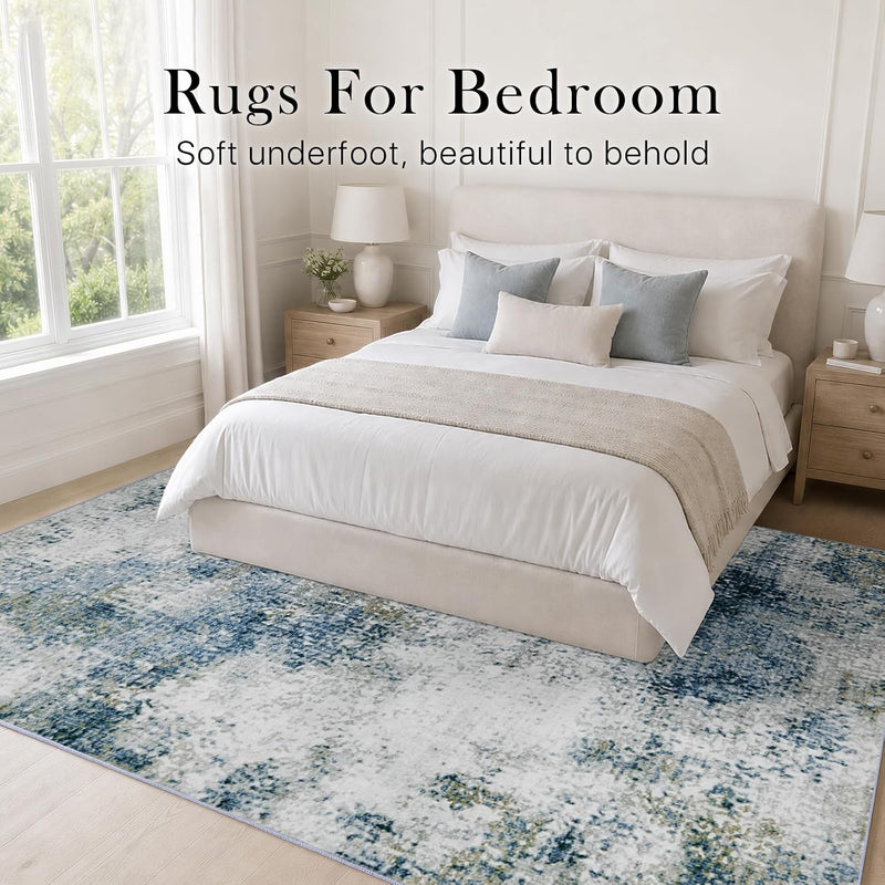 Washable Rugs for Living Room Large Centre