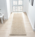 Washable Modern Living Room Rug Polyester Plain