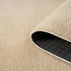 Washable Modern Living Room Rug Polyester Plain