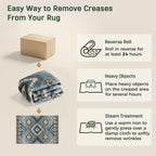 Washable Rug -%63 Cotton Low Pile Carpet