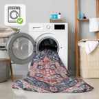 Washable Rug -%63 Cotton Low Pile Carpet