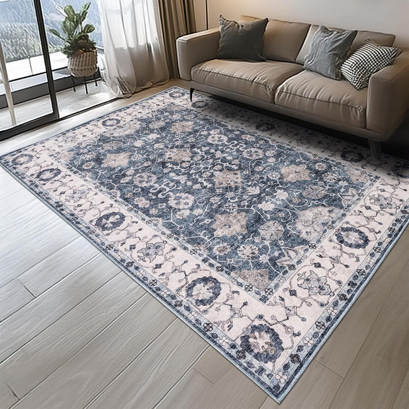 Washable Rug -%63 Cotton Low Pile Carpet