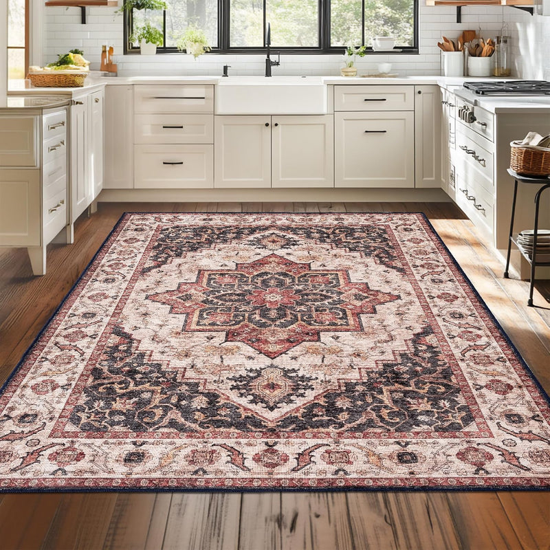 Washable Rug -%63 Cotton Low Pile Carpet