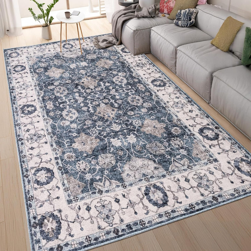 Washable Rug -%63 Cotton Low Pile Carpet
