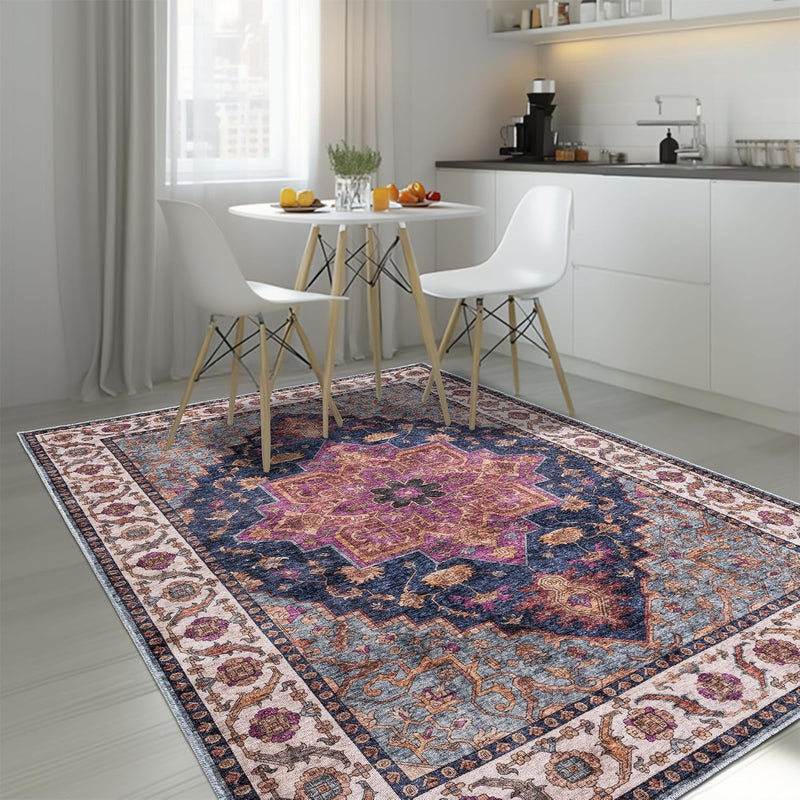 Washable Rug -%63 Cotton Low Pile Carpet