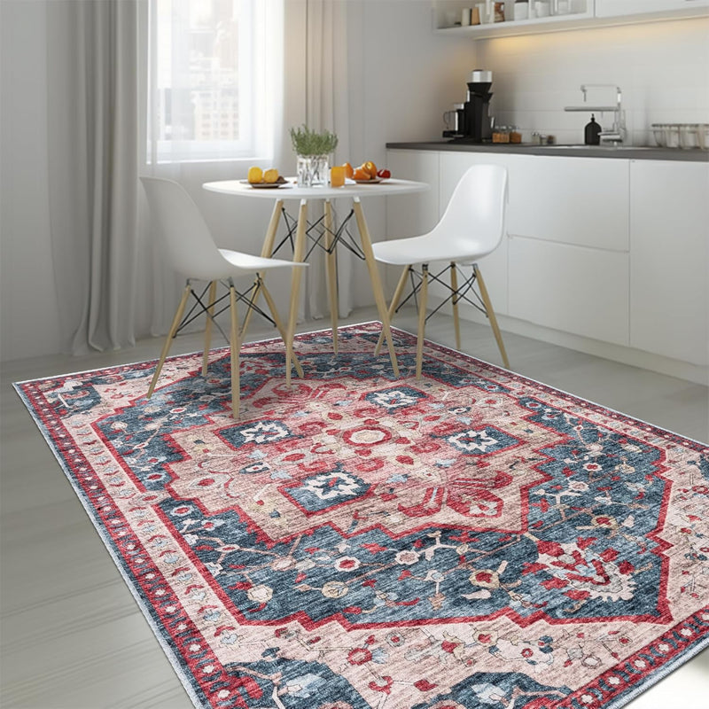 Washable Rug -%63 Cotton Low Pile Carpet