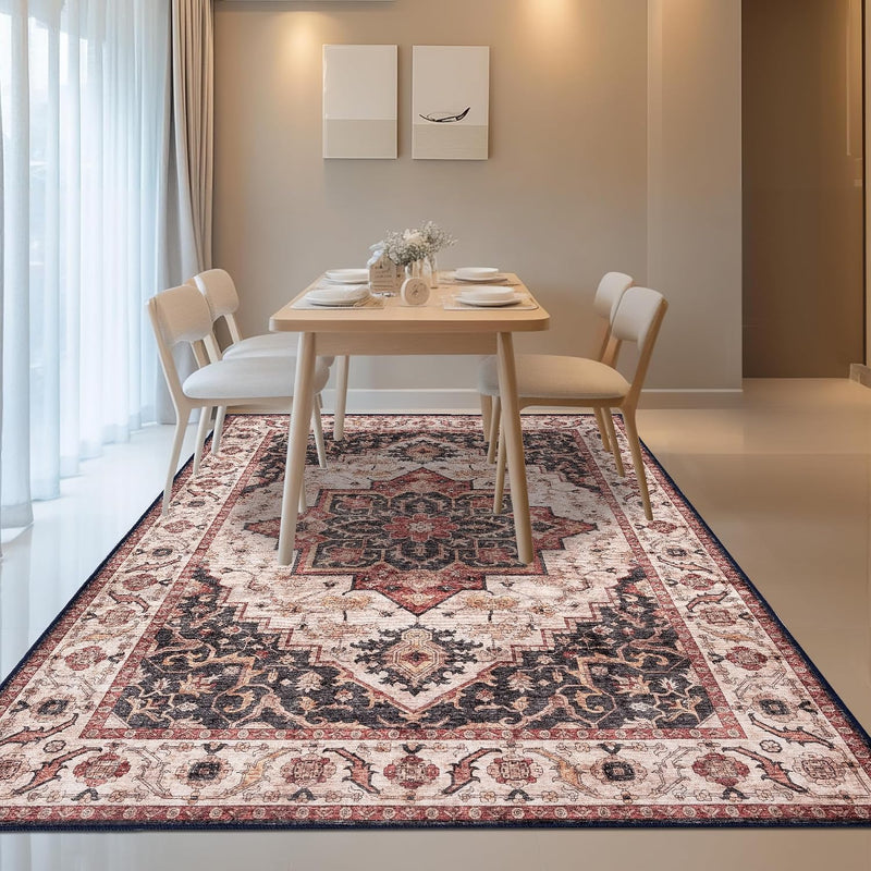 Washable Rug -%63 Cotton Low Pile Carpet