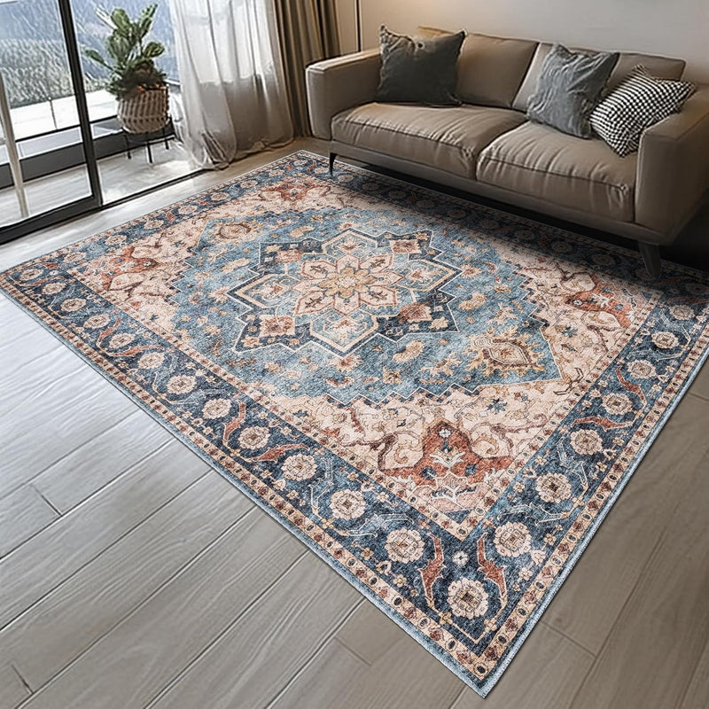 Washable Rug -%63 Cotton Low Pile Carpet