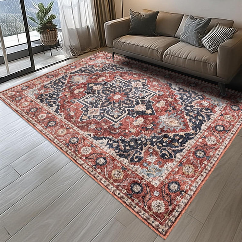 Washable Rug -%63 Cotton Low Pile Carpet