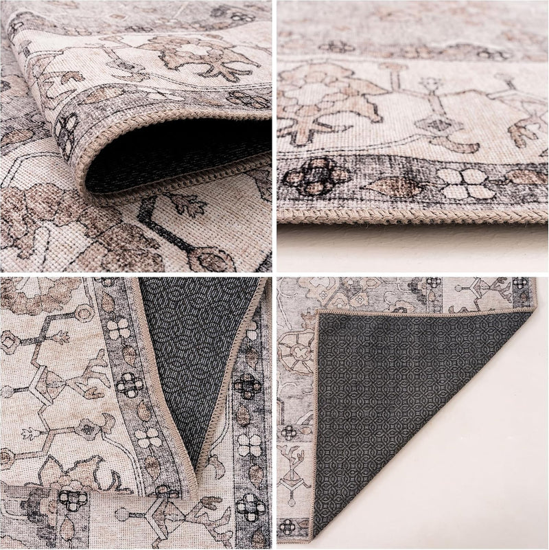 Washable Rug -%63 Cotton Low Pile Carpet