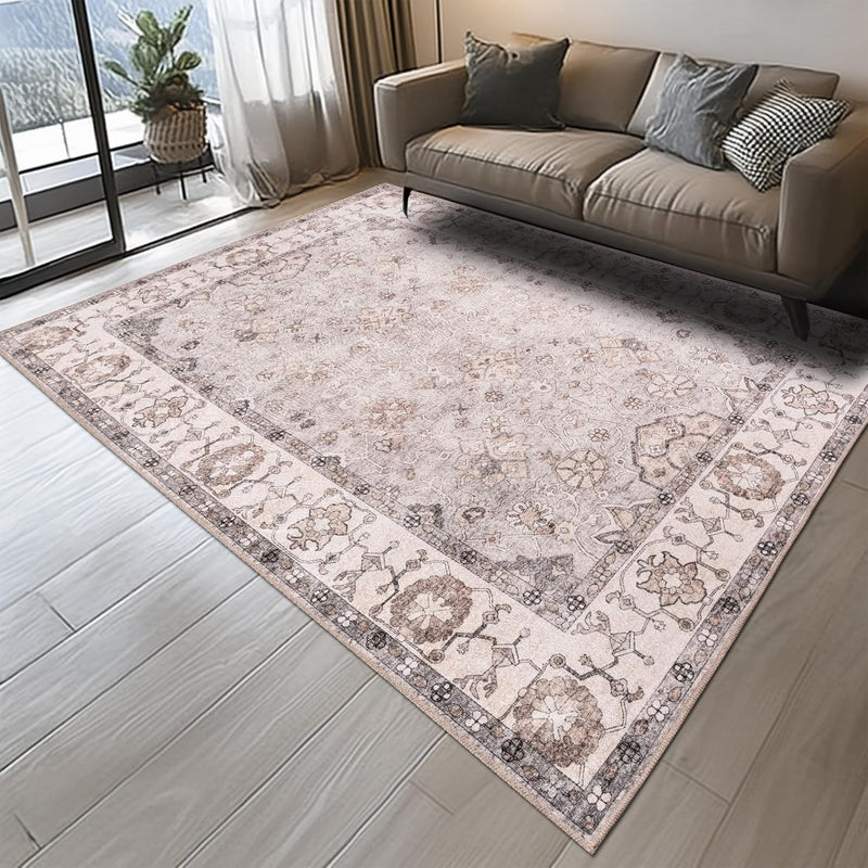 Washable Rug -%63 Cotton Low Pile Carpet