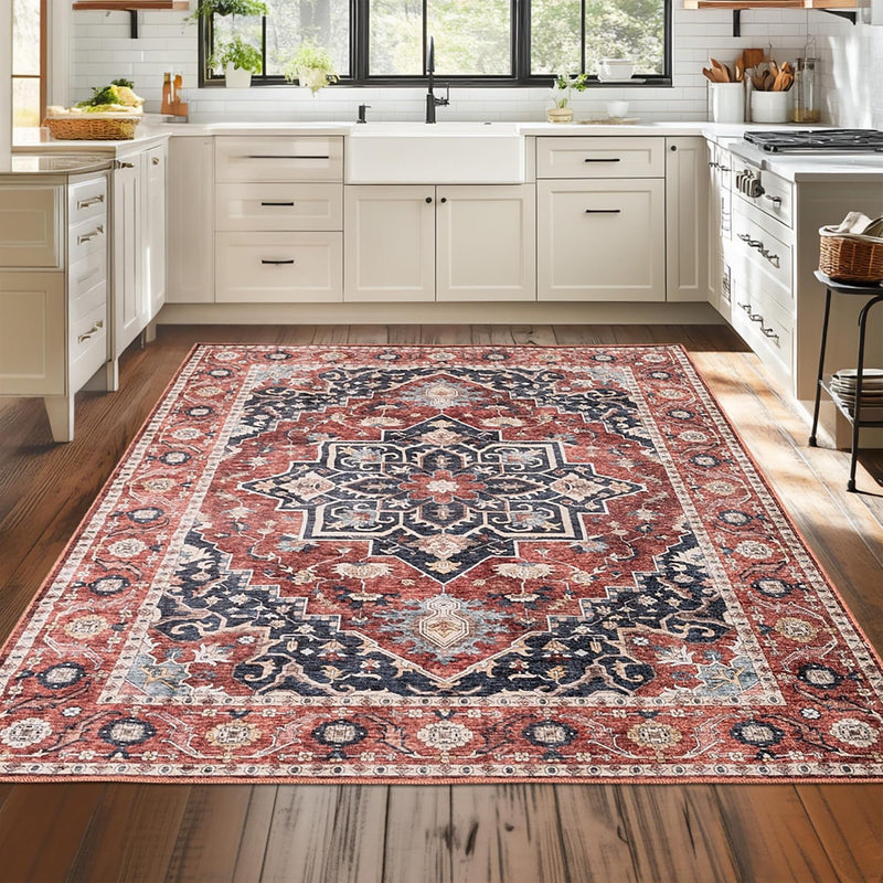 Washable Rug -%63 Cotton Low Pile Carpet