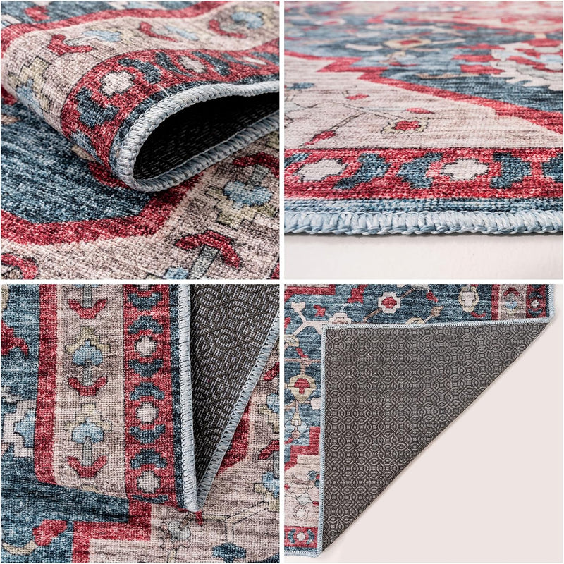 Washable Rug -%63 Cotton Low Pile Carpet