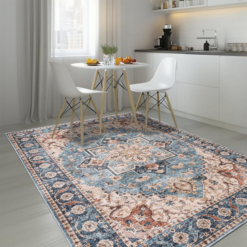 Washable Rug -%63 Cotton Low Pile Carpet