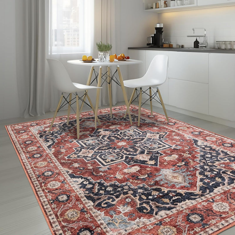 Washable Rug -%63 Cotton Low Pile Carpet
