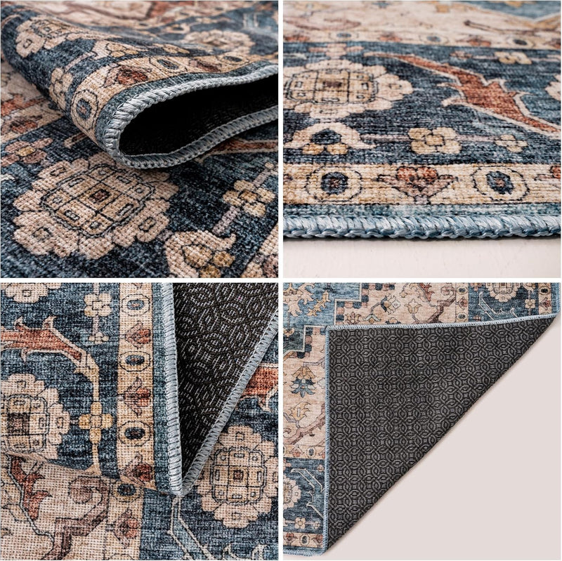 Washable Rug -%63 Cotton Low Pile Carpet