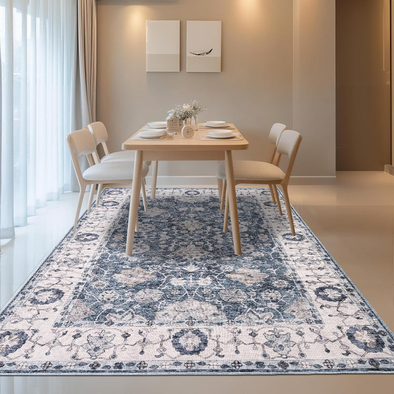 Washable Rug -%63 Cotton Low Pile Carpet