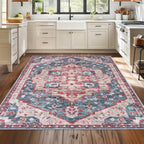 Washable Rug -%63 Cotton Low Pile Carpet