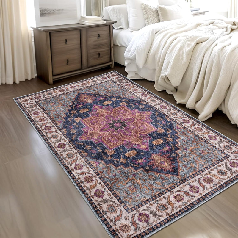 Washable Rug -%63 Cotton Low Pile Carpet