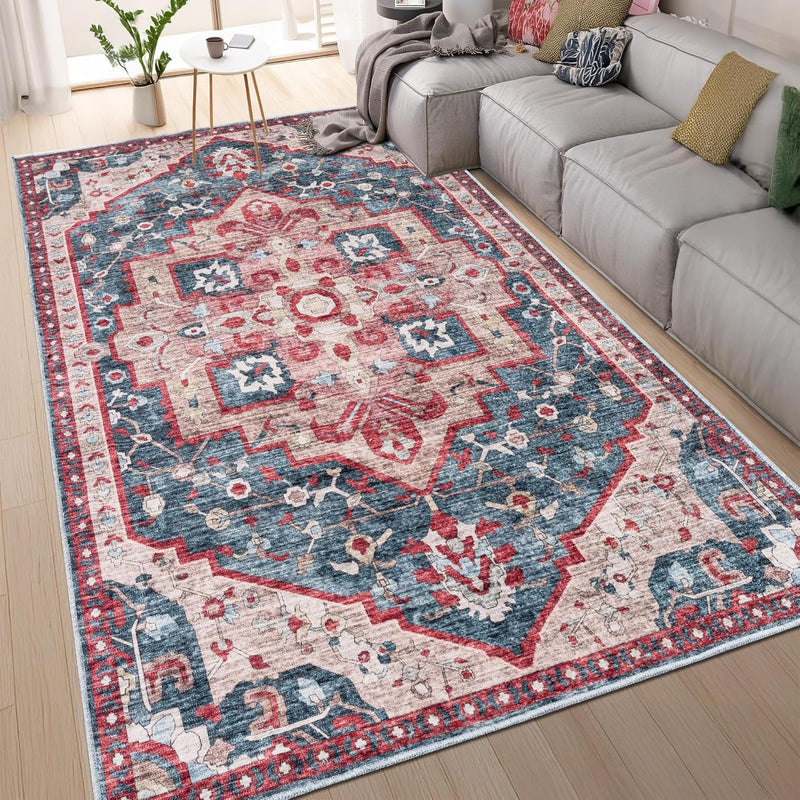 Washable Rug -%63 Cotton Low Pile Carpet