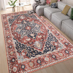 Washable Rug -%63 Cotton Low Pile Carpet