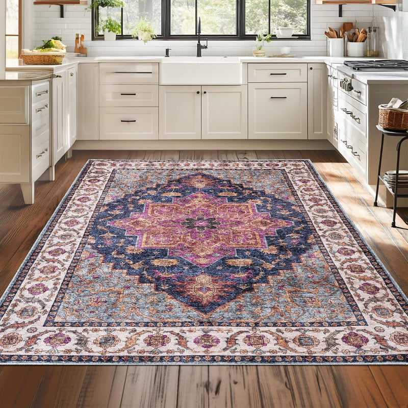 Washable Rug -%63 Cotton Low Pile Carpet