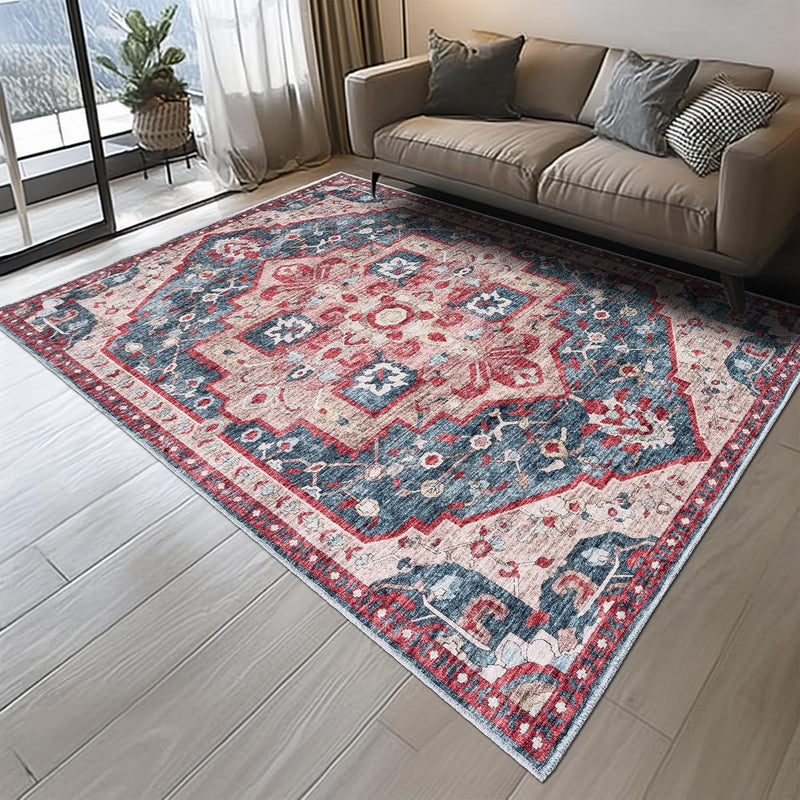 Washable Rug -%63 Cotton Low Pile Carpet