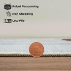 Washable Rug 75% Recycled Cotton Short Pile