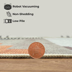 Washable Rug 75% Recycled Cotton Short Pile
