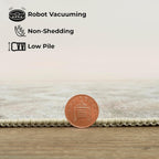 Washable Rug 75% Recycled Cotton Short Pile