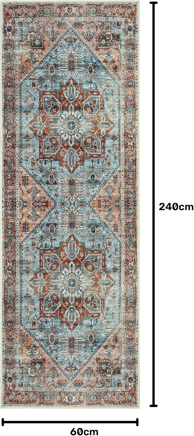 Washable Rug Midsize Aesthetic Crimson 75% Recycled