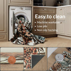 Washable Rug 75% Recycled Cotton Short Pile