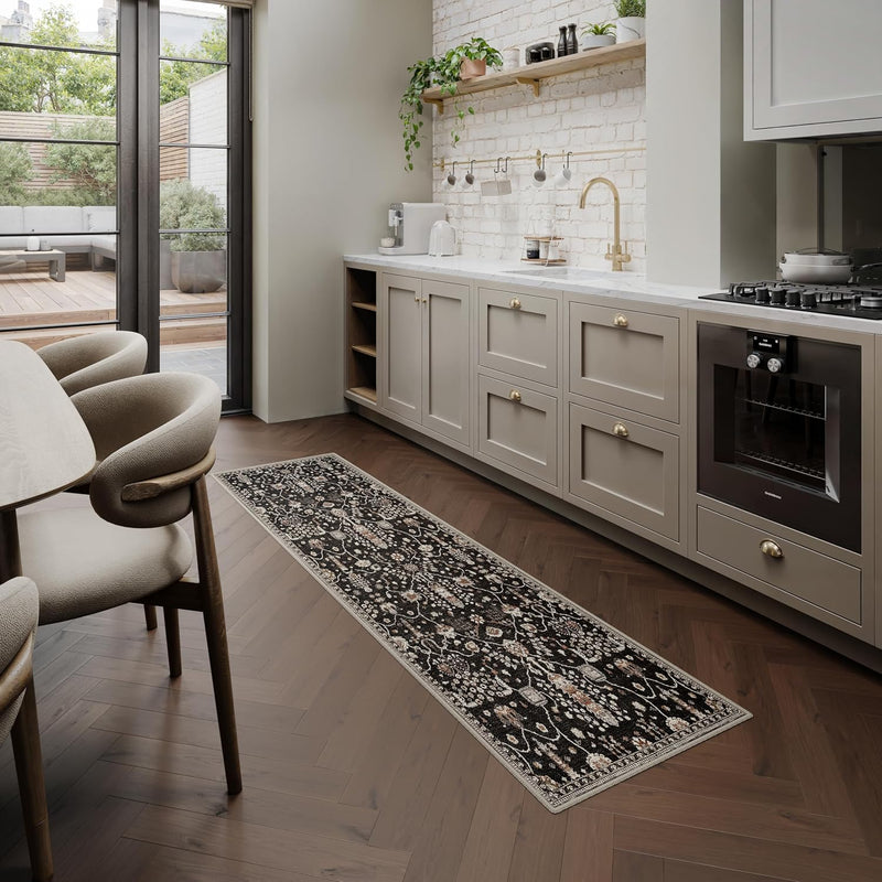 Washable Rug Midsize Aesthetic Crimson 75% Recycled