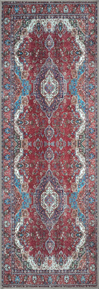 Washable Rug Midsize Aesthetic Crimson 75% Recycled