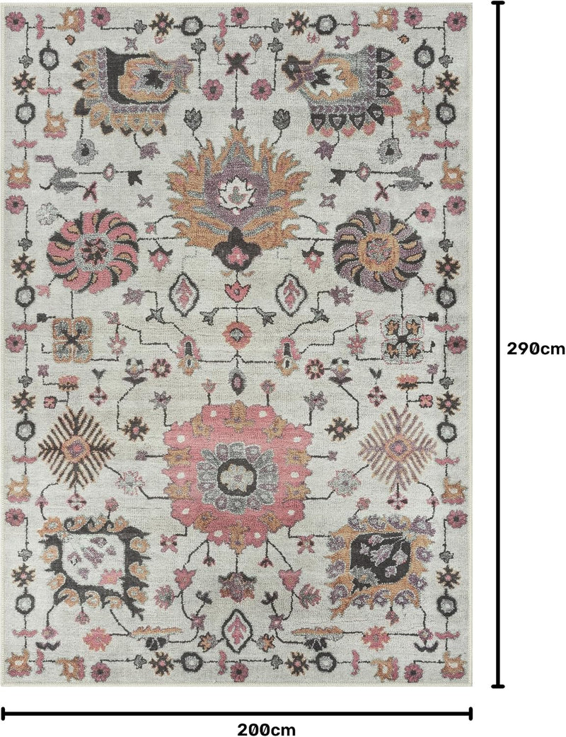 Washable Rug 75% Recycled Cotton Short Pile