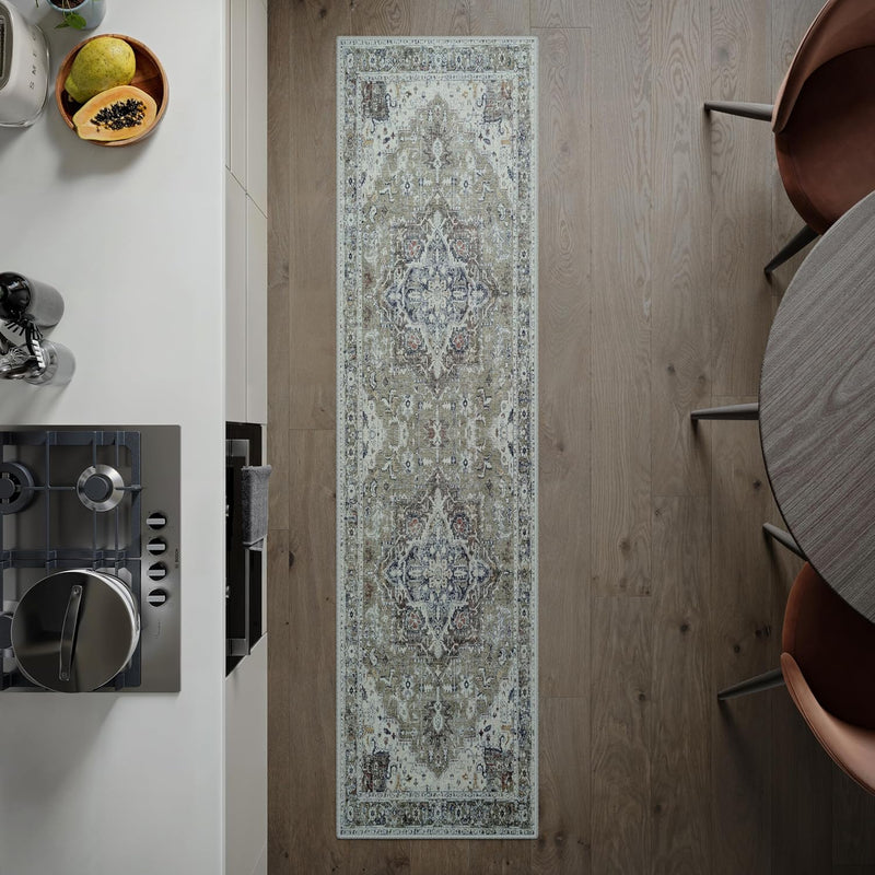Washable Rug Midsize Aesthetic Crimson 75% Recycled