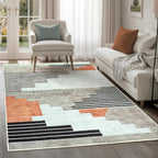 Washable Rug 75% Recycled Cotton Short Pile