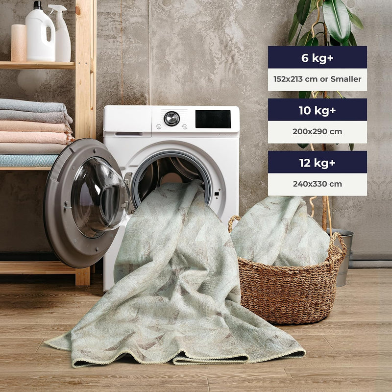 Washable Rug 75% Recycled Cotton Short Pile