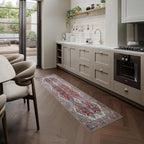 Washable Rug Midsize Aesthetic Crimson 75% Recycled