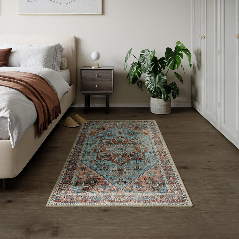 Washable Rug 75% Recycled Cotton Short Pile
